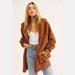 Free People Jackets & Coats | Free People Turn Up Zip Off Hoodie | Color: Brown | Size: L