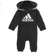 Adidas One Pieces | Adidas Logo Baby One-Piece Coveralls Jumpsuit 12m Girls | Black Am1000 | Color: Black/White | Size: 12mb