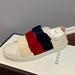 Gucci Shoes | Gucci White Ace Sneaker, Authentic, Gucci 35.5 = Us 7 (This Style Run Big) | Color: White | Size: 7