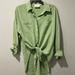 Anthropologie Tops | Anthropologie Women's Anthro Maeve Sandbridge Button Down Top - | Color: Green | Size: S