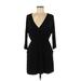 Charlotte Russe Casual Dress - Mini: Black Solid Dresses - Women's Size Medium