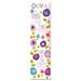 Finny and Zook Personalized Growth Chart Canvas in Blue/Indigo | 39 H x 10 W x 1 D in | Wayfair gc000258