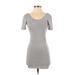 Forever 21 Casual Dress - Mini: Gray Dresses - Women's Size Small