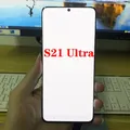 SUPolLAMOLED-Ensemble écran tactile LCD avec châssis et points pour Samsung S21 Ultra 5G G998