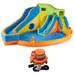 Banzai Pipeline Twist Kids Inflatable Outdoor Water Pool Aqua Park and Slides - 102