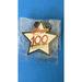 Disney Jewelry | 2003 Disney Trading Kellogg's 100 Years Of Magic Star Mickey Ears Pin Button | Color: Tan/Cream | Size: Os