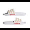 Adidas Shoes | Adidas Adilette Shower Women’s Size 8 | Color: Pink/White | Size: 8