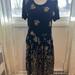 Lularoe Dresses | Lularoe Black Elegant Dress. Size Xl | Color: Black/Gold | Size: Xl