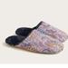 J. Crew Shoes | J.Crew Sherpa Lined Slippers Liberty Print Size 6 Brand New | Color: Tan | Size: 6