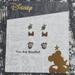 Disney Jewelry | Disney- Minnie Mouse Earrings | Color: Gold/Silver | Size: Os