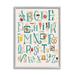 Zoomie Kids Graball Alphabet of Foods Vintage Kitchen Letter Chart Art Canvas in Blue/Red | 14 H x 11 W x 1.5 D in | Wayfair
