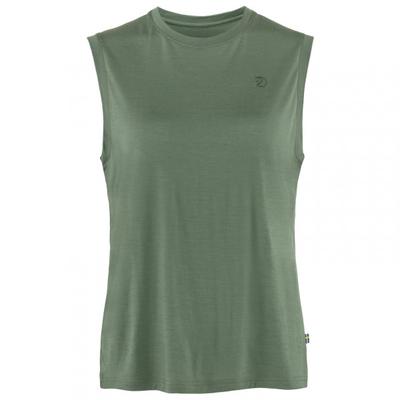 Fjällräven - Women's Abisko Wool Tank Top - Merinoshirt Gr XL oliv