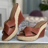 Jessica Simpson Shoes | Jessica Simpson Brown Espadrille-Style Wedges | Color: Brown/Tan | Size: 10