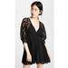 Free People Dresses | Free People Fp One Bella Note Eyelet Mini Dress In Black | Color: Black | Size: Os