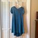 Lularoe Dresses | Lularoe Carly Dress | Color: Blue | Size: Xxs