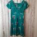 American Eagle Outfitters Dresses | American Eagle Outfitters Teal Flower Dress | Color: Blue/Green | Size: 6