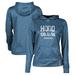 Women's Blue Hood College Blazers Athletics Pullover Hoodie