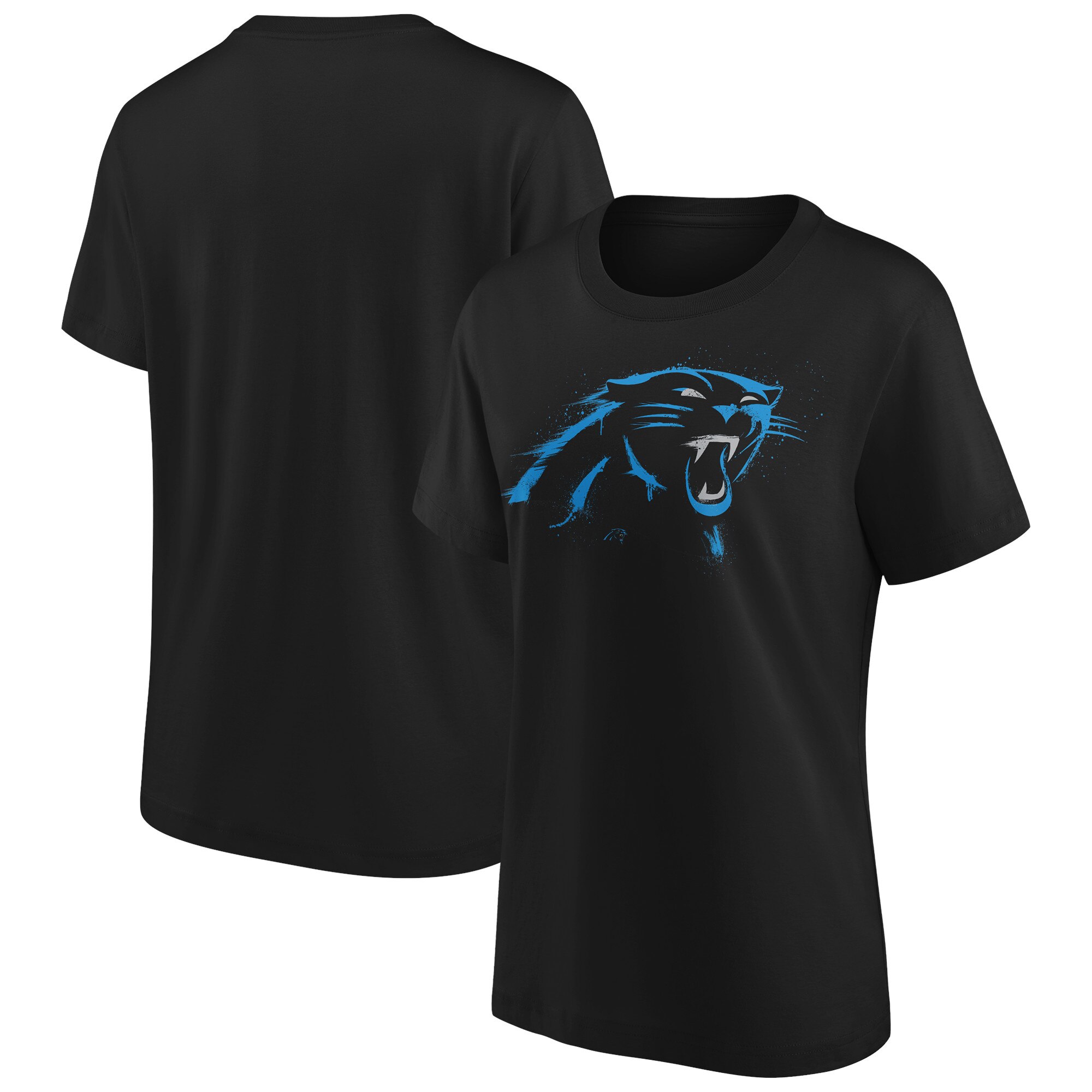 Carolina Panthers Splatter Grafik T-Shirt - Damen Image