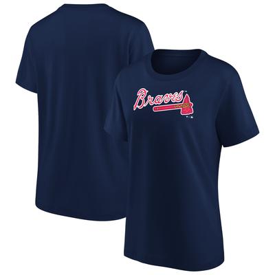 Atlanta Braves Primary Logo Grafik-T-Shirt – Damen Image