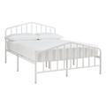 Signature Design Trentlore Full Metal Bed Frame (Frame Only) in White - Ashley Furniture B076-672