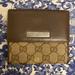 Gucci Bags | Authentic Gucci Monogram Wallet | Color: Brown/Tan | Size: Os