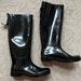 Coach Shoes | Coach Blk Patent Rain Boots Sz 7 | Color: Black | Size: 7