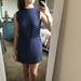 Anthropologie Dresses | Anthropologie Navy Dolan Dress Size Small W/Slit | Color: Blue | Size: S