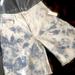 Anthropologie Shorts | Anthropologie Pilcro Tie Dye Bermuda Shorts Boyfriend 27 Nwt Light Denim | Color: Blue/Cream | Size: 27