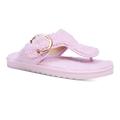 Coach Shoes | Nwt Coach Hollie Pink Shearling T-Strap Slippers Size 7 | Color: Pink | Size: 7