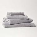 HOMESCAPES Dove Grey Towel Bale 700 GSM Combed 100% Egyptian Cotton Towel Set 2 x Bath Towels & 2 x Hand Towels