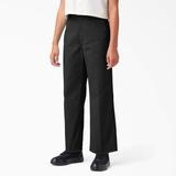 Dickies Women's Regular Fit Cropped Pants - Rinsed Black Size 14 (FPR10)