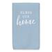 Designs Direct Creative Group Bless Our Home Tea Towel Cotton Blend in Blue | Wayfair 7024-VX1