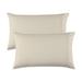 Eider & Ivory™ 100% 300TC Ultra-Soft & Silky Wrinkle-Resistant Pillowcases 100% Cotton/Sateen in White | Standard | Wayfair