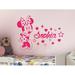Decal House Minnie Mouse Personalized Name Wall Decal Vinyl in Black | 22 H in | Wayfair zx58Black