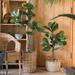 RusticReach Artificial Tree Fiddle Leaf Fig Tree