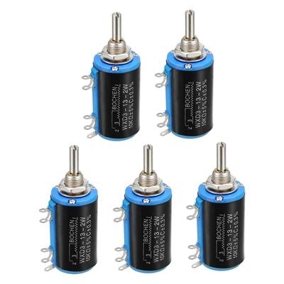 10K Ohm Adjustable Resistors Wire Wound Multi Turn Precision Potentiometer 5pcs - 10K -5pcs