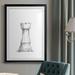 Williston Forge Chess Piece Study V - Picture Frame Print Paper, Solid Wood in Blue/Green/Red | 30.5 H x 22.5 W x 1 D in | Wayfair