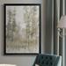 Red Barrel Studio® Thicket Of Trees II - Picture Frame Print on Canvas in Gray/Green/White | 42.5 H x 30.5 W x 1 D in | Wayfair