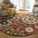 96 x 0.31 in Indoor Area Rug - Langley Street® Ferrera Floral Handmade Tufted Wool Area Rug Wool | 96 W x 0.31 D in | Wayfair