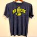 Adidas Shirts | Men's Adidas Michigan Wolverines T-Shirt Big House Size L Excellent Ncaa | Color: Blue/Gray | Size: L