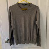 J. Crew Sweaters | J Crew Gray Cotton & Cashmere Sweater | Color: Gray | Size: M