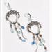 Free People Jewelry | Free People Monty Bangle Earring | Color: Blue/Silver | Size: 3”