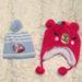 Disney Accessories | Little Girls Winter Hats Bundle Of 2 | Color: Blue/Pink | Size: Osg