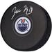 Zach Hyman Edmonton Oilers Autographed Hockey Puck