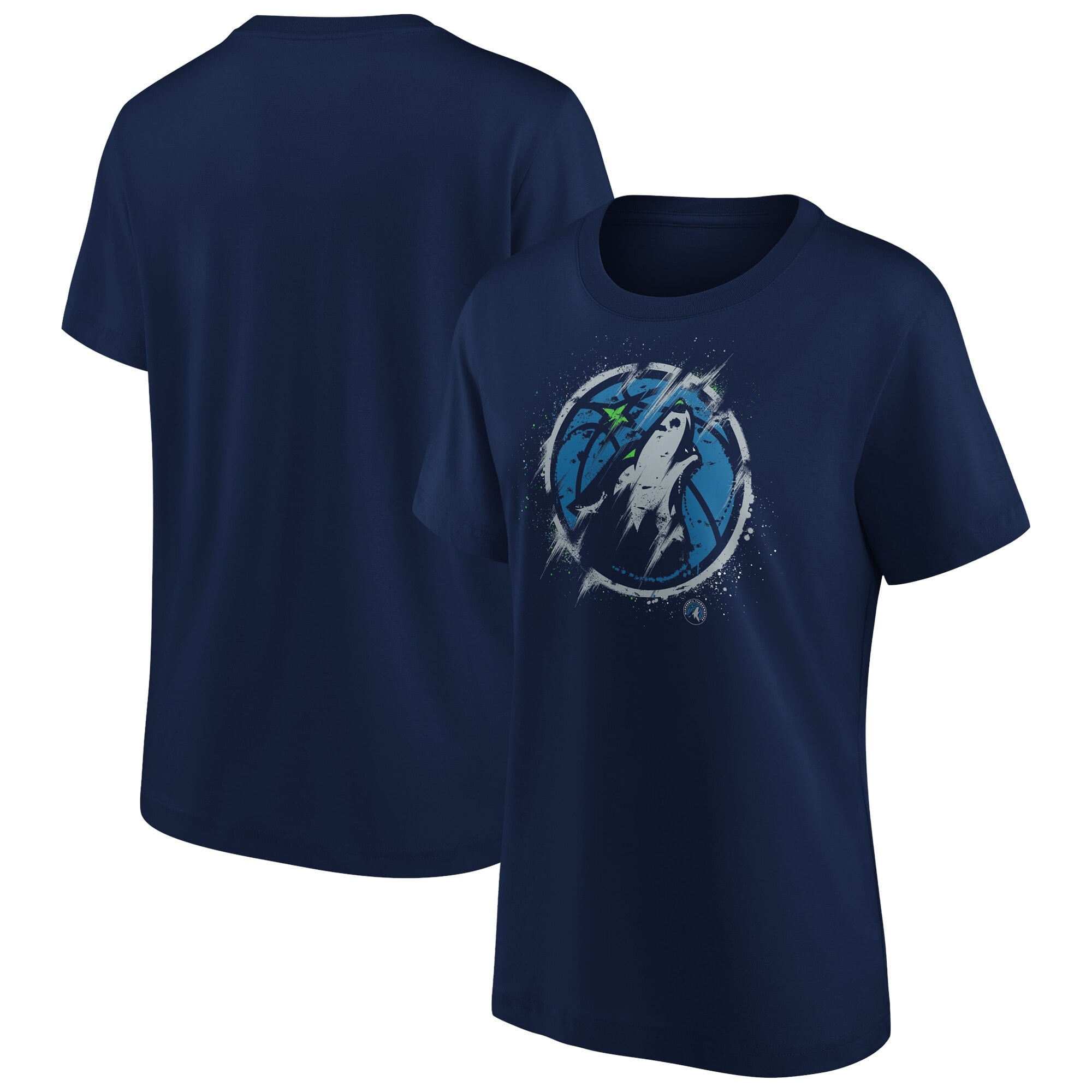 Minnesota Timberwolves Fanatics Branded Splatter Graphic T-Shirt – Damen