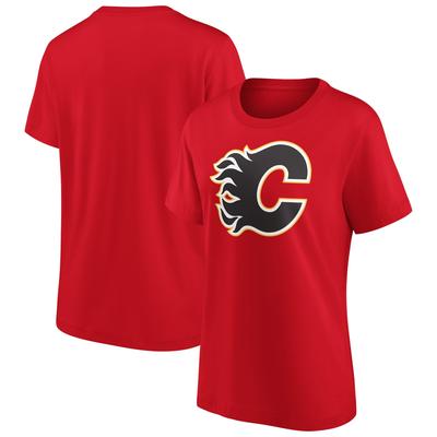 Calgary Flames Fanatics Branded Primary Logo Graphic T-Shirt – Damen Image