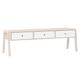 Banc 3 tiroirs blanc