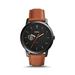 Fossil Oakland Golden Grizzlies The Minimalist Slim Light Brown Leather Watch