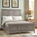Three Posts™ Kingery Low Profile Standard Bed Metal in Gray | 60.23 H x 65.82 W x 85.43 D in | Wayfair B4C01E0F015A47698D628A83A56C3657