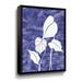 Red Barrel Studio® Exotic Tropical Leaves Purple Blue Very Peri Floral Design II By Irina Sztukowski Gallery in Indigo | Wayfair